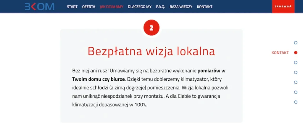 Copywriting dla firmy klimatyzacyjnej