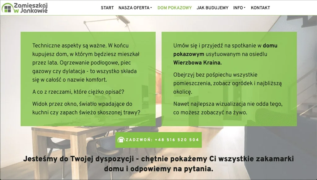 Copywriting dla dewelopera z Wielkopolski